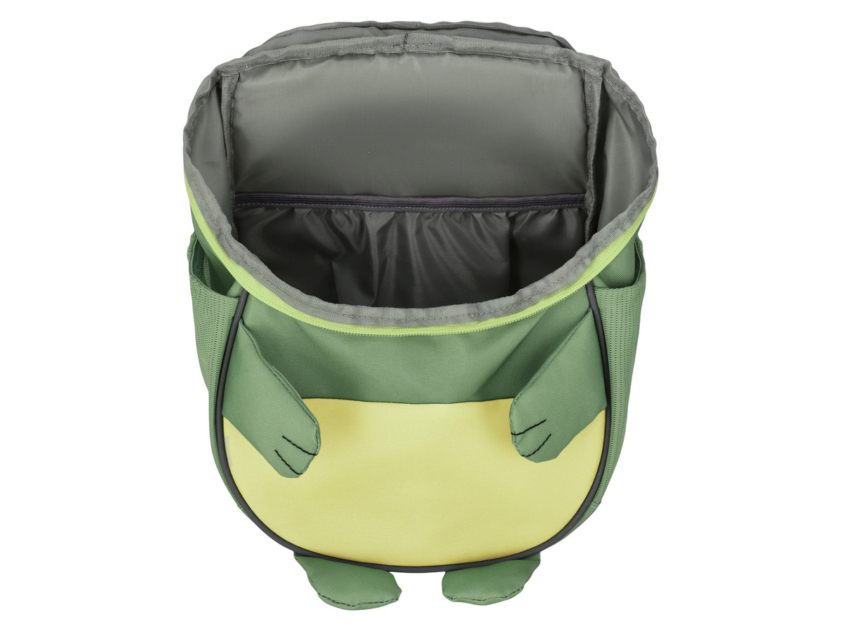 LUPILU Kinder Rucksack mit Rückenpolsterung in Grün Krokodil Design - Bild 2