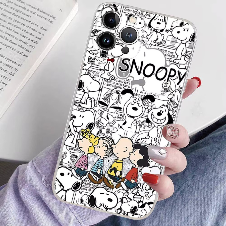 Snoopy Cartoon Handyhülle für Apple iPhone 11 bis iPhone 17 Pro Max in Multicolour - Bild 2