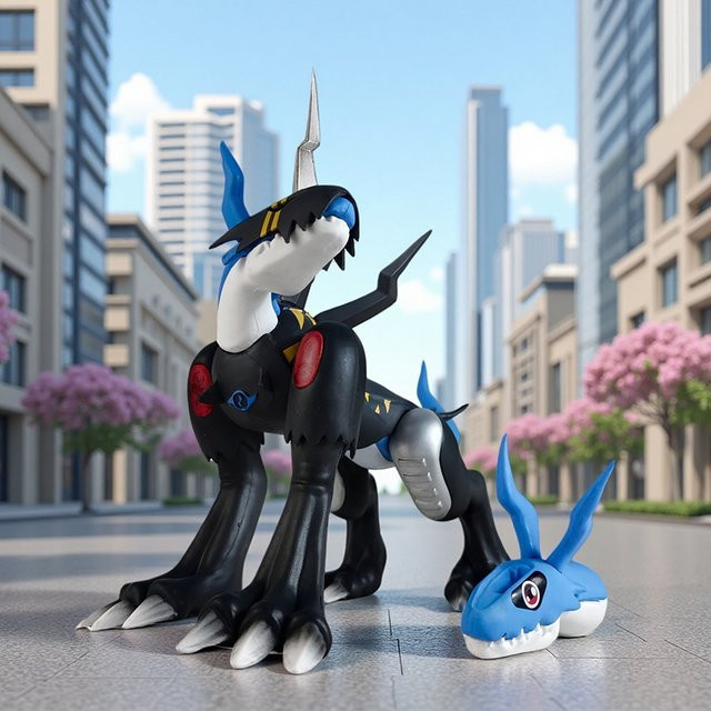 Bandai Digimon Lighdramon, Actionfigur, 20 cm, Kunststoff - Bild 1