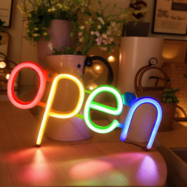 Phantasy Star LED-Neonlicht in Multicolour, moderne USB-Beleuchtung für Kinderzimmer und professionelle Anwendungen, B/H/T: 28,5 x 15,0 x 6,0 cm - Bild 1