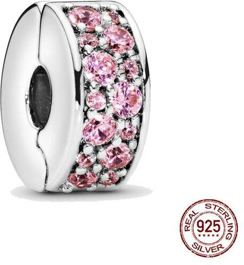 Lily there Clip Charm, 925 Silber, Zirkonia, Perle, Damen - Bild 1