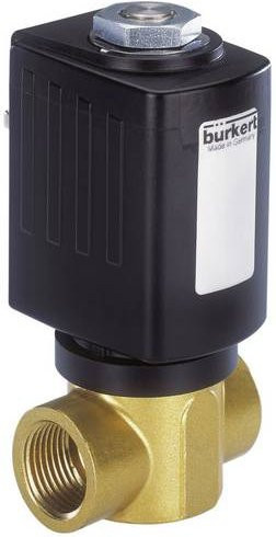 Bürkert Magnetventil 254165 6027 in Schwarz mit 24V - Bild 1
