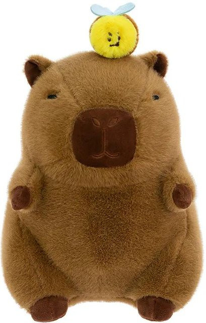 Capybara mit Biene, Plüschtier, 30cm, braun, ab 14 Jahre - Bild 1