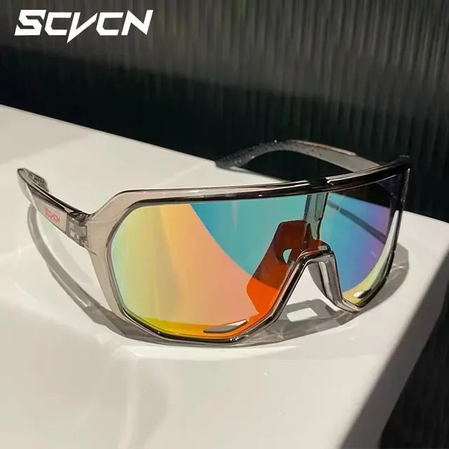 SCVCN Sonnenbrille Sport, Vollrand, Kunststoff - Bild 1