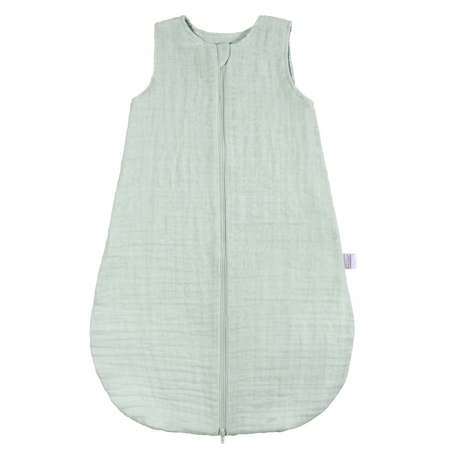 Makian Musselin-Schlafsack für Babys in Mint, Größe 100 cm - Bild 1