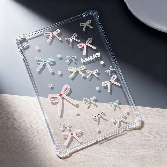 Transparente Silikon-Schleifenknoten-Hülle für dein Apple iPad in verschiedenen Modellen - Bild 1