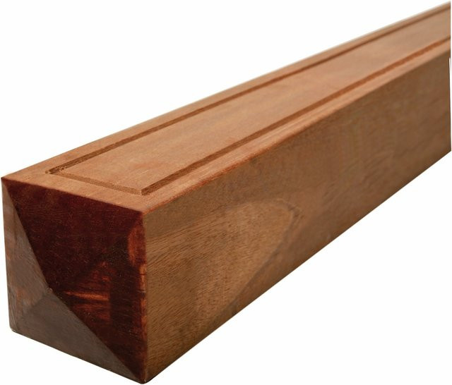 Holzpfosten aus Hartholz Bangkirai B/T/H: 11 x 11 x 305 cm - Bild 1