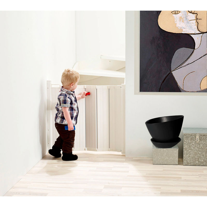 Baby Dan Tür- und Treppenschutzgitter Guard me, weiß, faltbar - Bild 3
