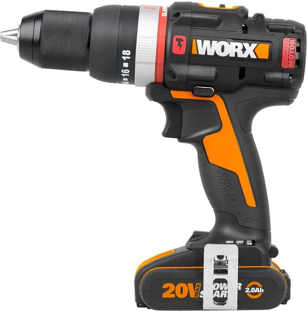 Worx 18 V Akku-Schlagbohrschrauber WX-JCR.9 Solo in Orange mit Worx Powershare - Bild 1