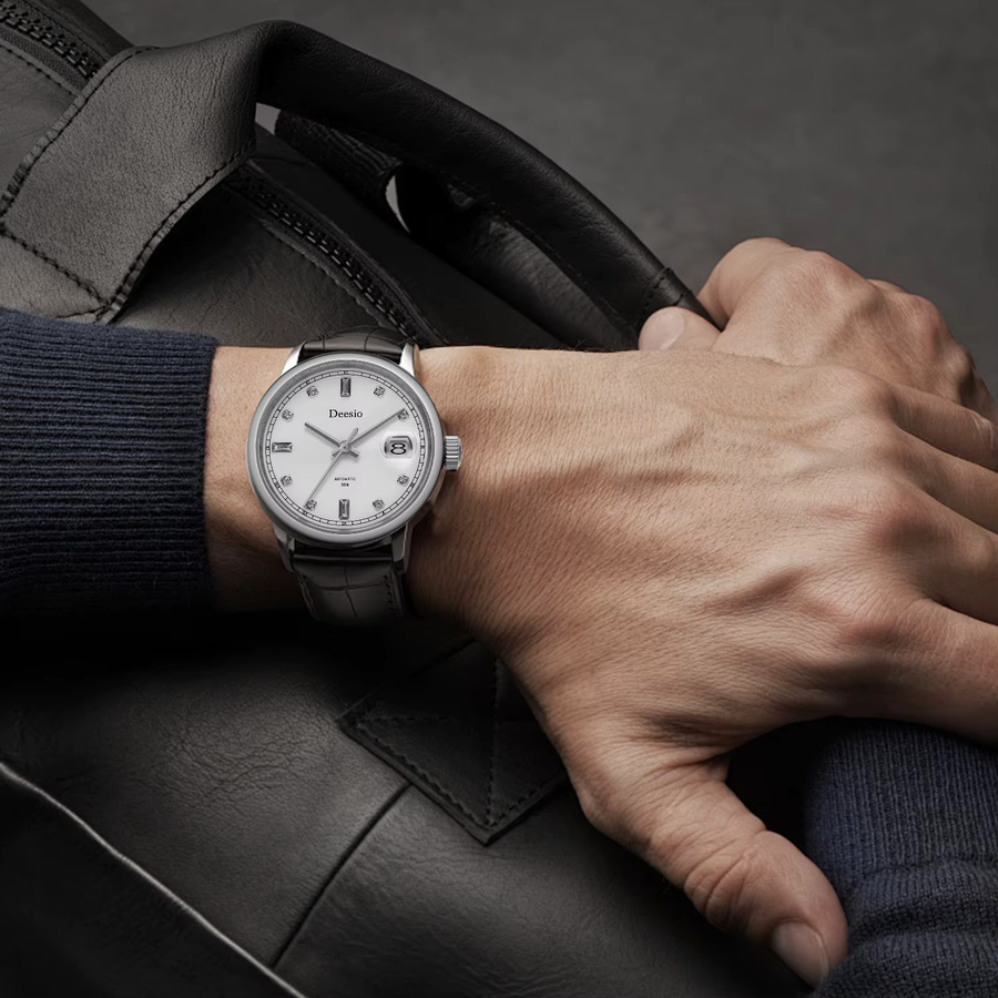 Deesio Armbanduhr Automatik, Edelstahl, Saphirglas, Herren - Bild 4