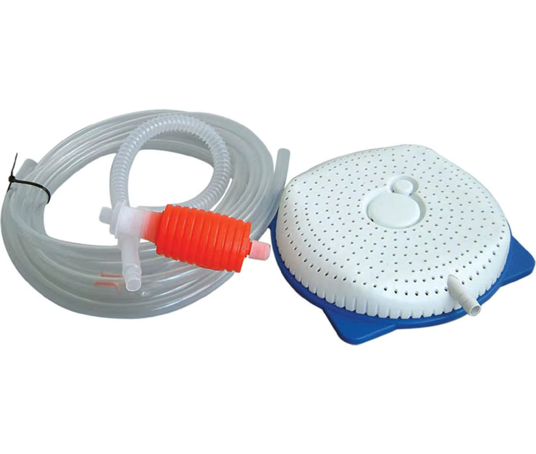 Nicht-elektrisches Siphonpumpen-Set zur Entwässerung von Poolabdeckungen mit robustem Ablaufschlauch für die Winter-Poolwartung - Bild 2