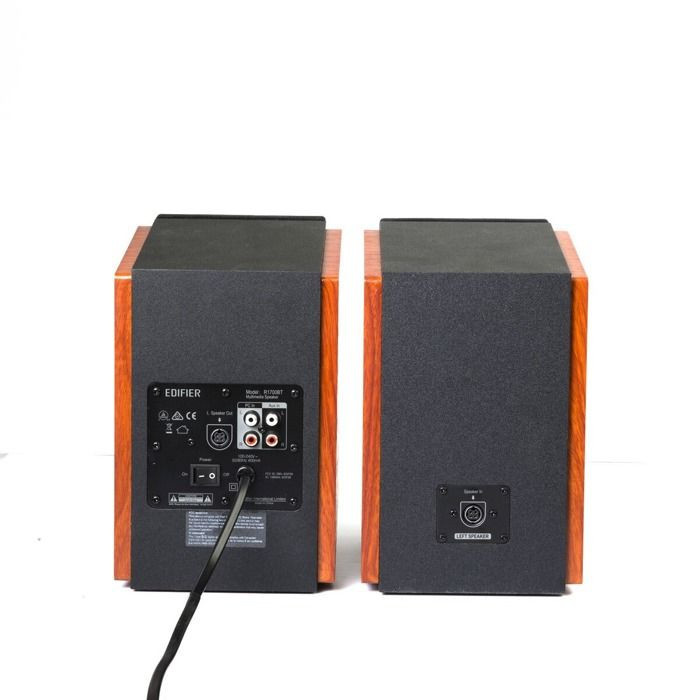 Edifier Studio R1700BT Kabellose Bluetooth Regallautsprecher 66W in Holzoptik Braun - Bild 3