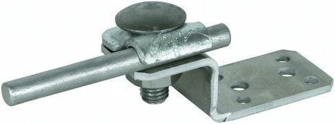 DEHN Anschlusslasche 377 100 aus Aluminium in Silber - Bild 1