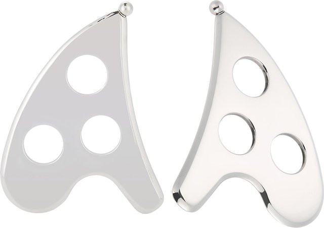 CosyHome Gesichts- und Körperschaber, Edelstahl, Unisex, White - Bild 1
