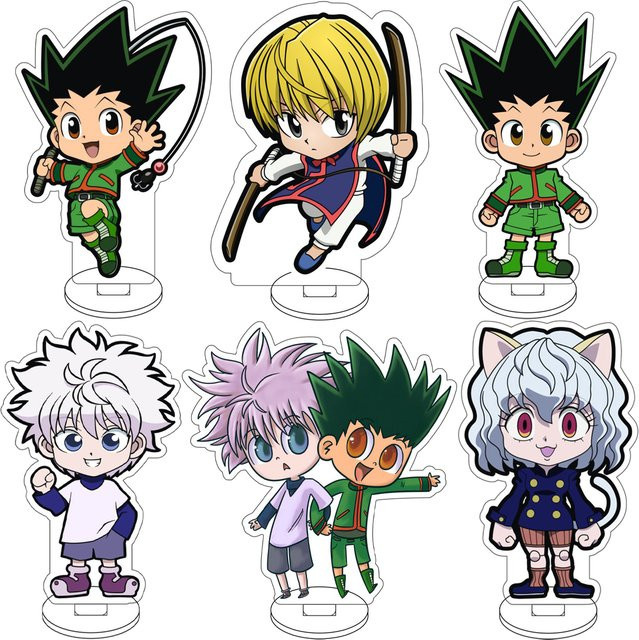 Bandai Hunter x Hunter Killua Zoldyck Acryl-Ständer, 10cm, Kunststoff - Bild 1