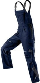Kübler Pulsschlag Latzhose 3324 mit Cordura und Reflexstreifen in Dunkelblau/Anthrazit Größe 106 - Bild 1