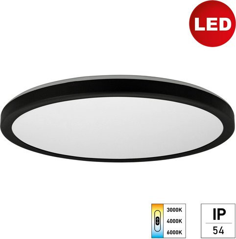 E2 TWICE up&down LED Wand- und Deckenleuchte in Schwarz mit IP54 Schutzklasse und CCT Funktion, 24 W - Bild 1