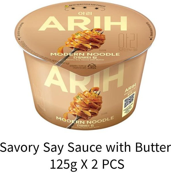 Paldo BTS X ARIH RAMEN Cup Savory Soy Sauce with Butter 2 x 125 g - Bild 1