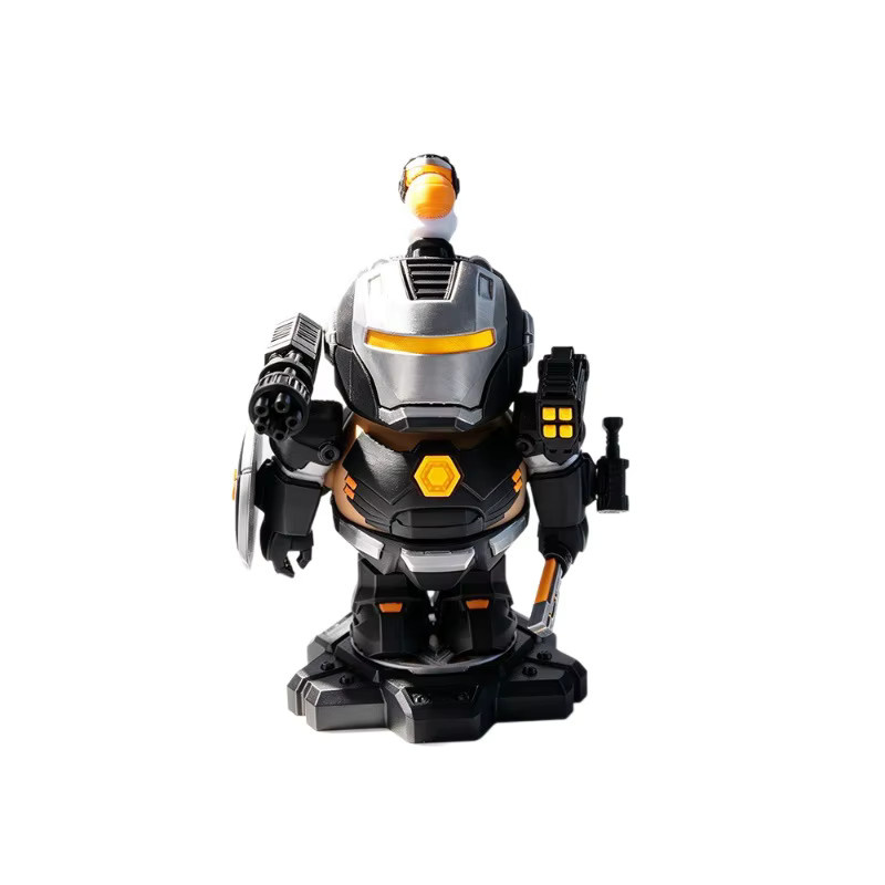 Marvel Capibala Kriegsmaschine, Magnetische Saugfigur, Schwarzer Krieger, Bausatz, Spielzeugfigur - Bild 4
