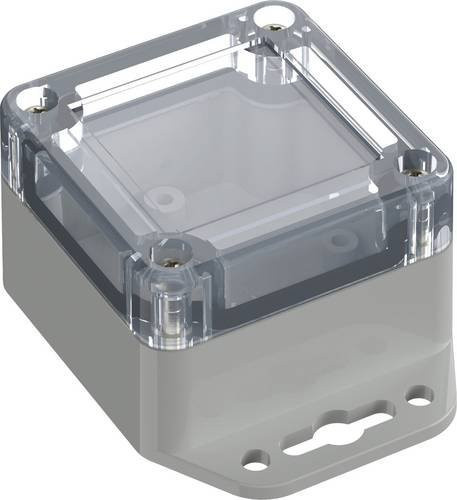 TRU COMPONENTS TC-10860400 Flansch-Gehäuse aus Polycarbonat in Lichtgrau, B/T/H: 60 x 60 x 40,10 cm - Bild 1