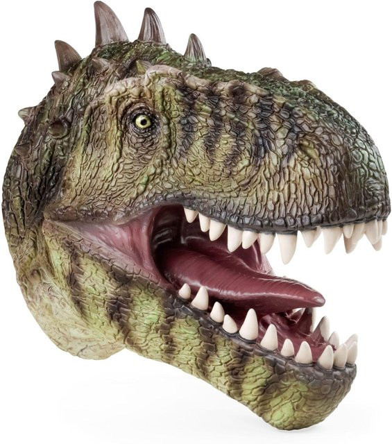 Linyi toy car Dinosaurier-Handpuppen, Gummi, Grün, ab 14 Jahren - Bild 1