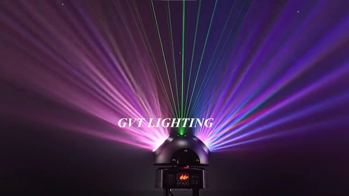 GVT LED Moving Head DJ Disco Ball Projektor mit DMX für Party, Hochzeit und Nachtclub in Bunt - Bild 3