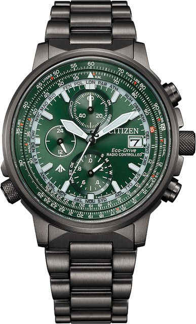 Citizen Chronograph, Solar, Edelstahl, 41 mm, Herren - Bild 1