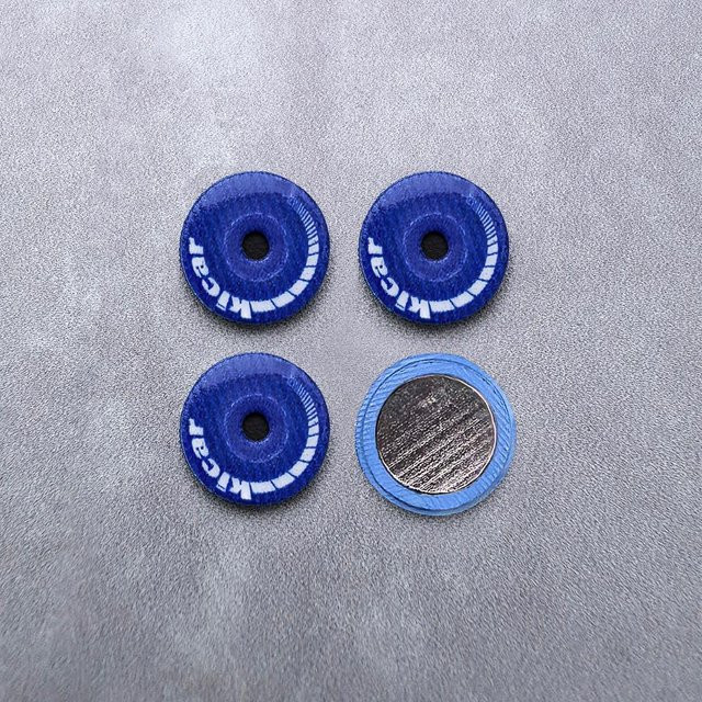 Linyi toy car Modellauto Räder, 4-teiliges Set, blau, Metall, Gummi, ab 14 Jahren - Bild 1