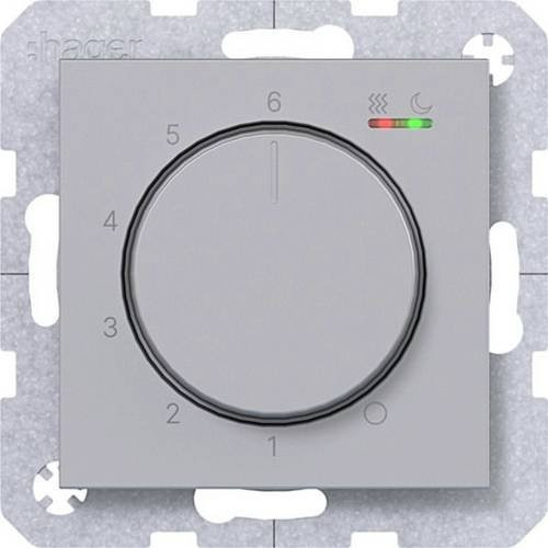 Hager WAN5011TA Temperaturregler in Weiß und Grau - Bild 1