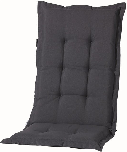 Madison Auflage Panama Grey für Hochlehner, Farbe: Grau, B: 123 cm, T: 50 cm - Bild 1