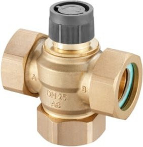 Oventrop Dreiwege-Mischventil Tri CTB DN 15, G 3/4 mit Außengewinde, PN 16, Messing in Gold - Bild 1