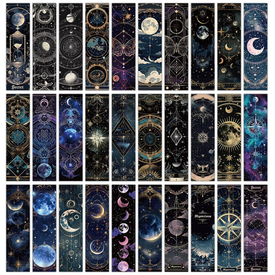 30 oder 60 Stück Tarot-Geheimbücher mit kommentierten Lesezeichen als kreative Materialdekoration in Multicolor - Bild 3