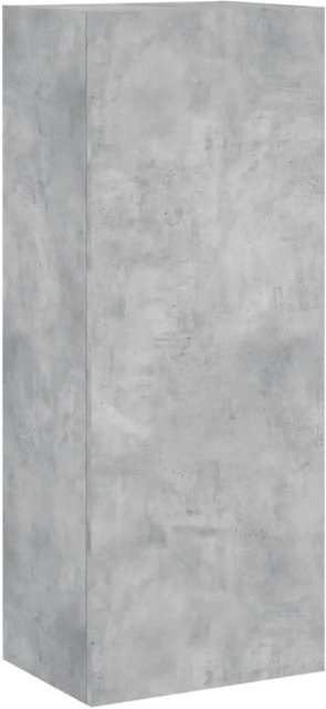 vidaXL TV-Wandschrank in Betongrau aus Holzwerkstoff, B/T/H: 40,5 x 30 x 102 cm - Bild 1