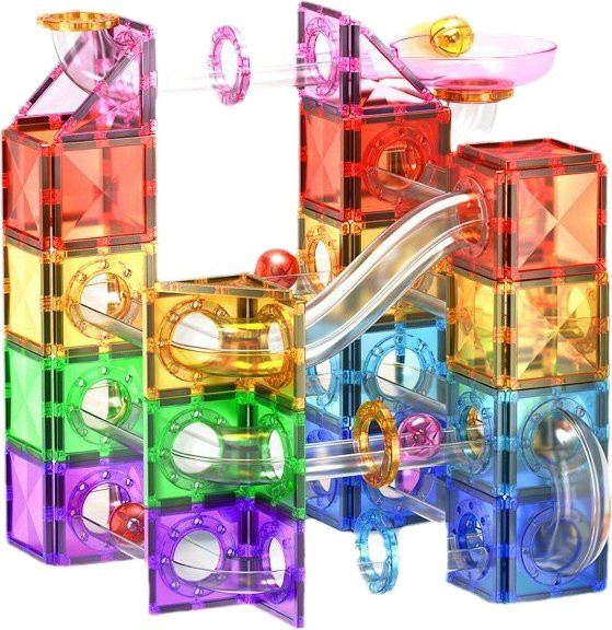 stemedu Magnetische Blatt Bausteine Set, Bunt / Mehrfarbig, Kunststoff - Bild 1