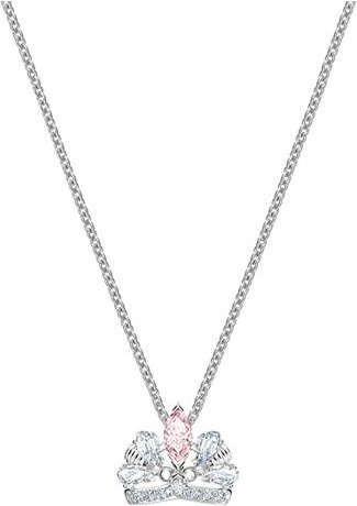 Swarovski Halskette, Edelstahl, Rosa, Kristall, Damen - Bild 1