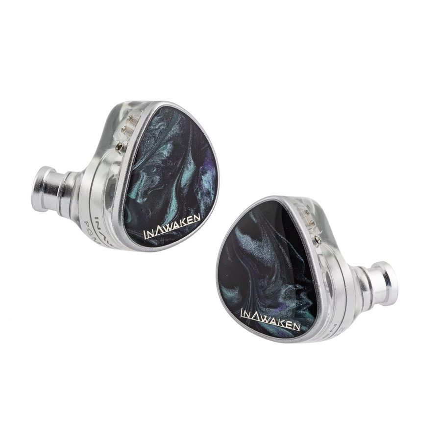 INAWAKEN DAWN Ms IEM In-Ear Kopfhörer mit lila-goldener Membran-Dynamik-Treiber und abgeschirmtem OFC-Kabel für Audiophile - Bild 2