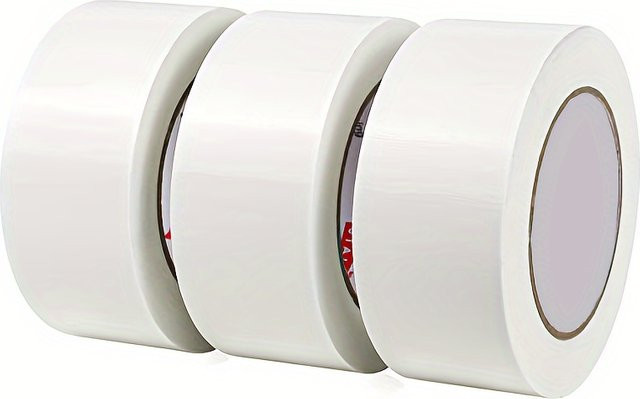 Hochleistungs-Klebeband Weiß, Breite: 5 cm, Länge: 9,14 m, stark und flexibel für Reparaturen und Industrie - Bild 1