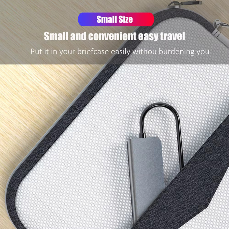 6-in-1 USB-C-Hub von kebidumei mit 4K HDMI, SD/TF-Kartenslot und PD-Schnellladefunktion für MacBook und andere USB-C-Geräte - Bild 6