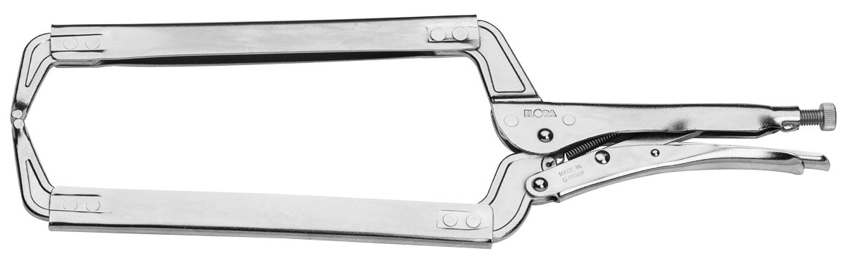 Elora Klammergripzange C-Form in Silber mit einer Spannweite von 0-220 mm ELORA-507-460 - Bild 1