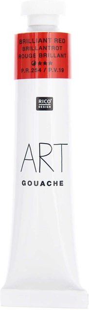 Rico Design ART Gouache Brilliantrot 22 ml - Bild 1