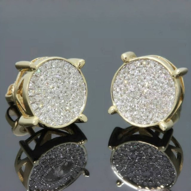YoYo Ohrstecker, Gold, Zirkonia, Damen - Bild 1