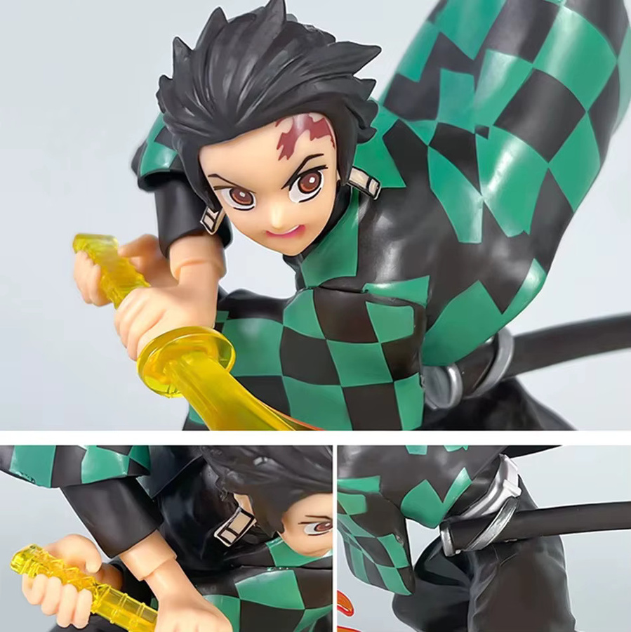Bandai Demon Slayer Tanjirou Agatsuma Zenitsu Kyoujurou, Actionfigur, PVC-Modell - Bild 2