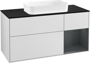 V&B Waschtischunterschrank Finion in Weiß lackiert, Breite: 120 cm, Tiefe: 50,1 cm, Höhe: 50,1 cm - Bild 1