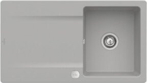 Villeroy & Boch Spüle Siluet 50 Flat aus Keramik, flächenbündig, fossil - Bild 1