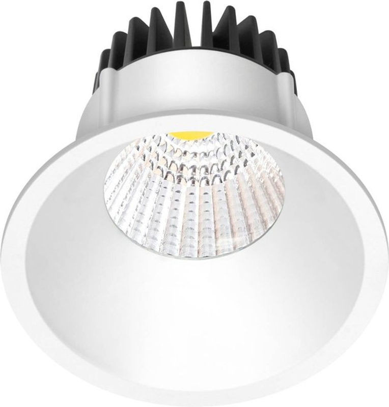Arcchio Hochvolt Einbaustrahler niria aus Aluminium in Weiß mit warmweißem LED-Licht - Bild 1