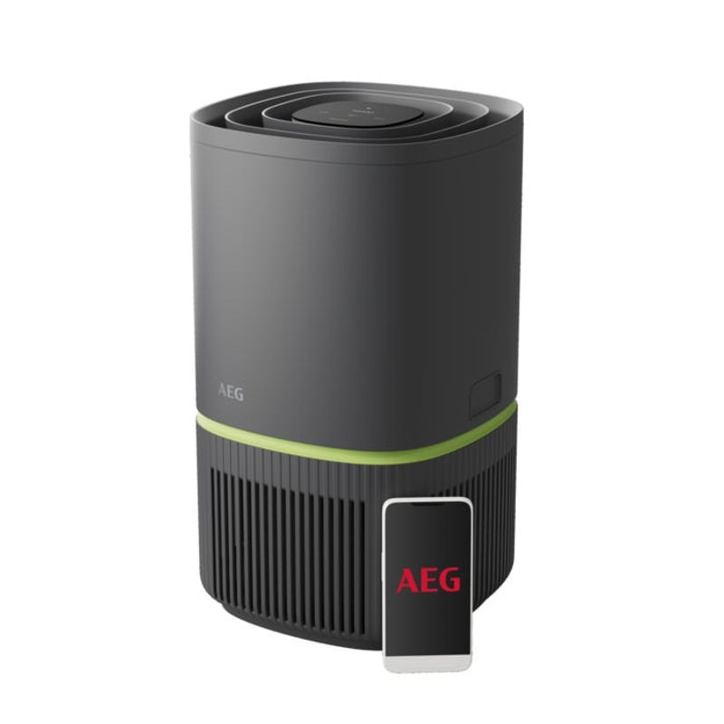 AEG Luftreiniger APO50371DG in Grau mit HEPA-Filter, Aktivkohlefilter und Smart Home Integration - Bild 2