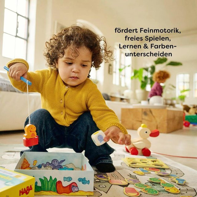 HABA Meine ersten Spiele Fische angeln Geschicklichkeitsspiel ab 2 Jahren - Bild 1
