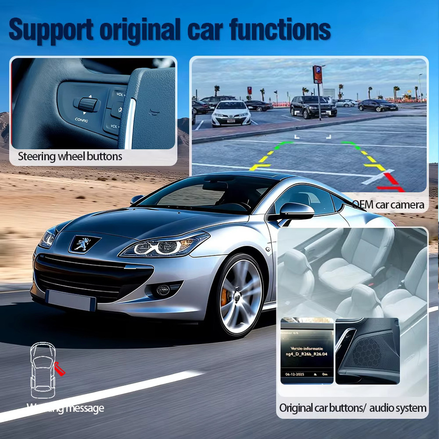 AUTOTOP Kabelloses CarPlay und Android Auto Interface Nachrüst-Kit für Peugeot Citroen DS RNEG NG4 RNEG2 - Bild 5