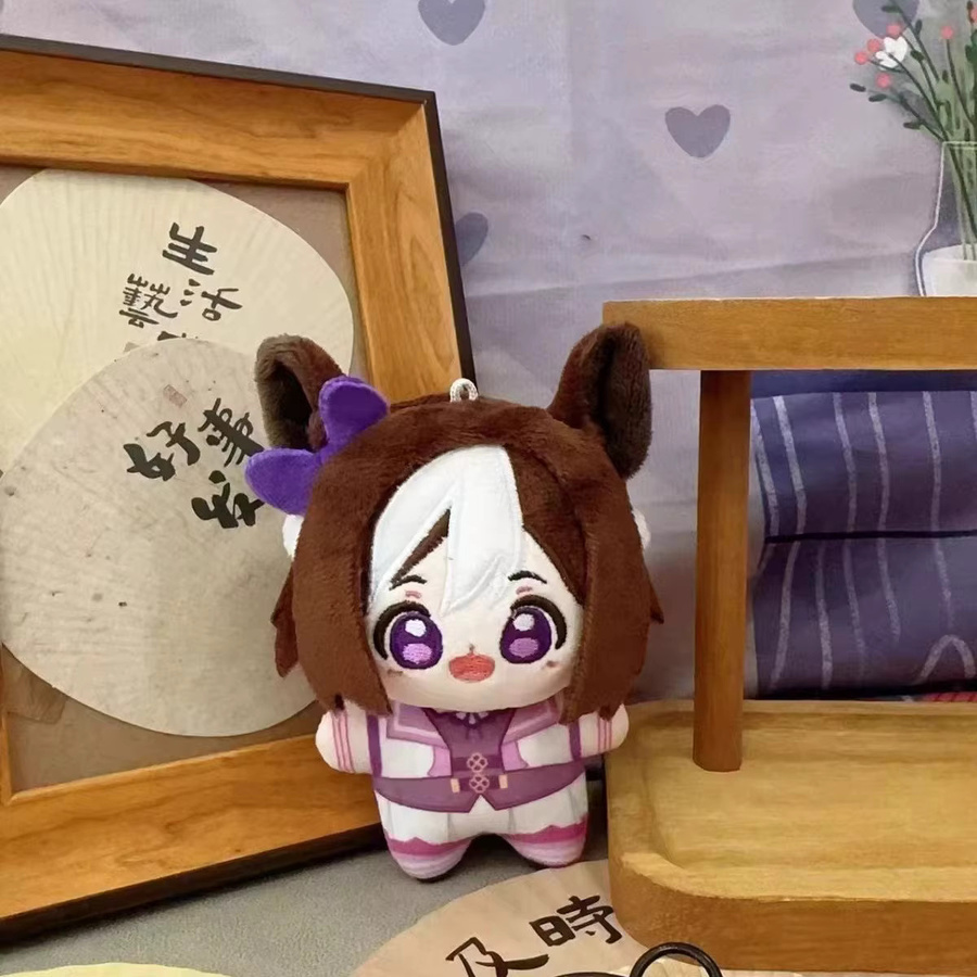 Bandai Uma Musume Pretty Derby Tokai Teio Plüschpuppe, Schlüsselanhänger, 10cm - Bild 2