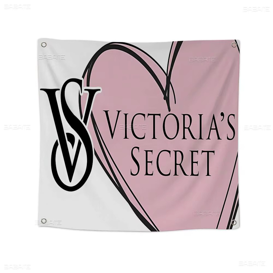 Potdemiel Cheerleading-Banner Pink mit Herz-Motiv, Rechteckige Handfahne aus Textil - Bild 7